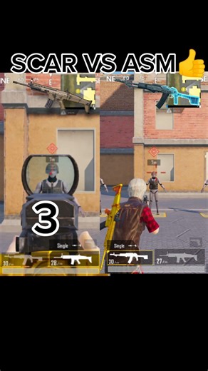 SCAR VS ASM👍 #pubg #pubgmobile #viral #gaming #shorts #shortvideo #youtubeshorts #ytshorts #pubgclan