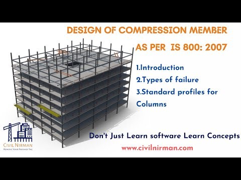 Design of Compression Members As per IS 800:2007 Part 1