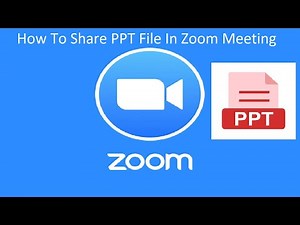 How To Share PPT File In Zoom Meeting | Screen sharing a PowerPoint presentation – Zoom