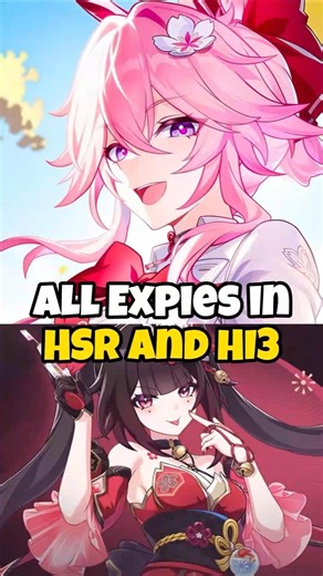 Hsr and Hi3 counterparts#hsrgyp #honkaistarrail #honkai #starrail #hsr