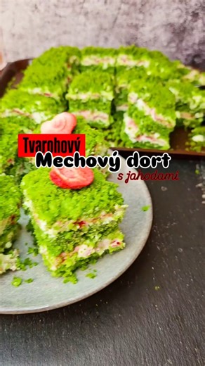 Jednoduchý mechový dort na plech! 💚