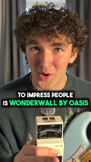 @jaymzrguitar on Instagram: "The FIRST Song To Learn On Guitar To Impress EVERYONE | Wonderwall by Oasis Guitar Tutorial If you just got a guitar for Christmas, you NEED to learn Wonderwall by Oasis! It’ll impress everyone, especially those guitar store employees 😉 Let me know what you think in the comments below! 👇🏼 #guitar #guitarist #oasis"