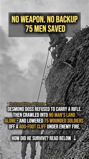 No Weapon. No Backup. He Saved 75 Men Alone | Desmond Doss