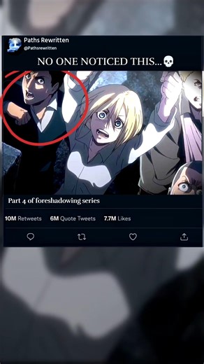 No one noticed this #attackontitan#anime#shorts