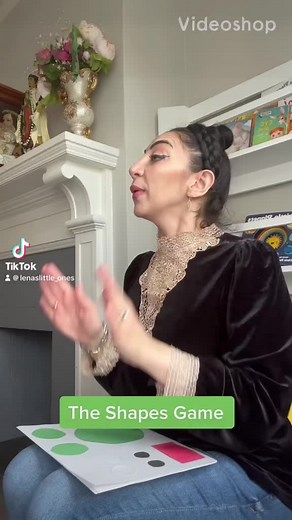 Shapes game is a lot of fun to play with your Little Ones during a circle time. #preschoolactivities #preschoolteacher #circletime