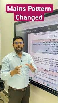 IBPS PO 2026 Detailed Notification Out ! Mains Pattern Changed
