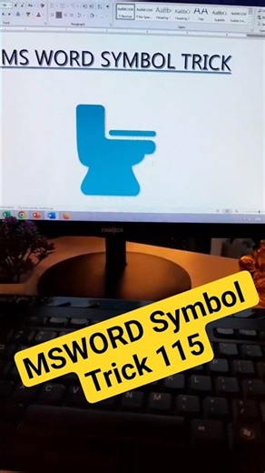 MSWORD Symbol Shortcut Keys Trick 115