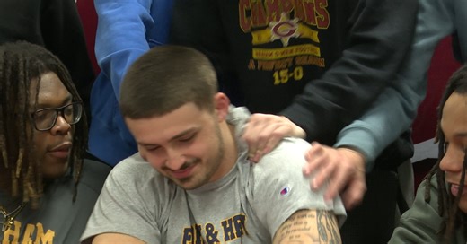 Graham’s Gabriel Lilly signs to play college football at Emory & Henry