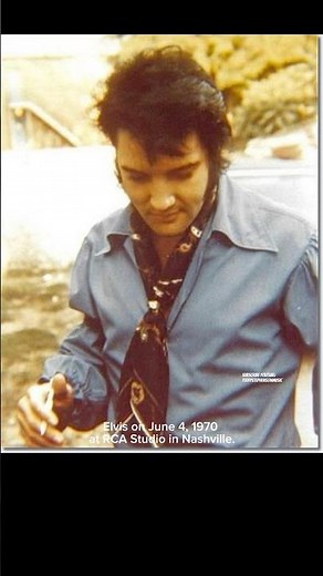 Elvis on June 4, 1970 at RCA Studio in Nashville.