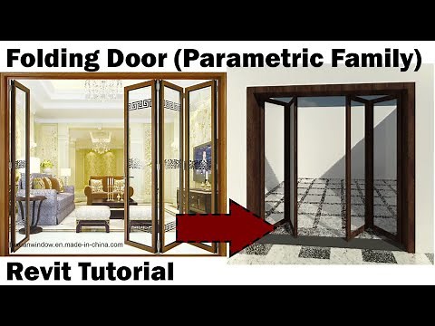 Revit Tutorial - Folding door Family (Bi-fold)
