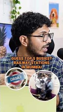 Top 5 Busiest Railway Stations in Mumbai💀🥲.... #mumbai #relatable #travel
