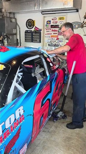 Cleaning up the Jmr64racing Super Late Model! Ready for Adale! #motormouths