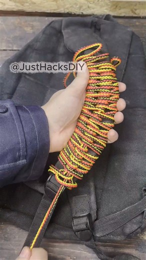 1.1K views | ⚡How to Easily Attach a Rope Bundle to Your Backpack#lifehack #diy #handmade #craft #tools | ONLY A FEW People Know | Facebook