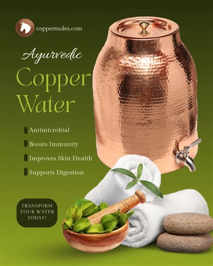 Start your day with Copper Water | Copper Mules | Facebook