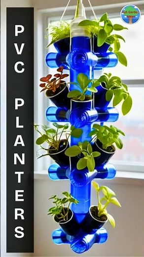 You Won't Believe How EASY it is to Create a Vertical Garden with PVC Planters