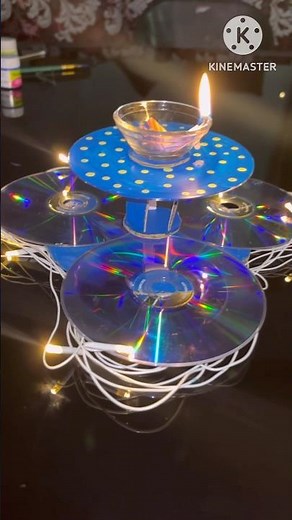 Don’t Throw Old CDs! 💿 Make This Stunning Table Decor 😍