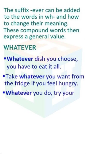 Learn How to Use "Whatever" Correctly