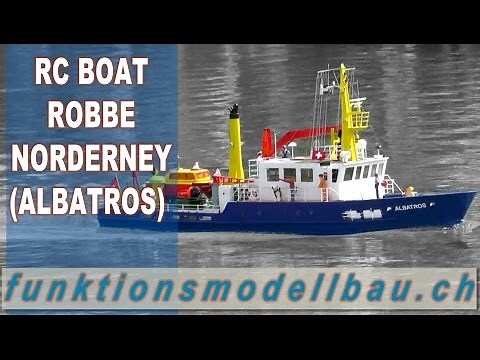 RC BOAT ROBBE NORDERNEY (ALBATROS) - RC SURVEYING BOAT