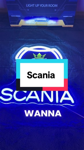 Love these neon signs so bright light up anyone’s man cave #scania #neonlight #ledsign #mancave #truck