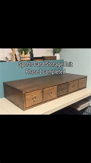 Functional and Stylish Sports Card Storage Unit
