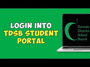 How To Login into TDSB Student Portal Online
