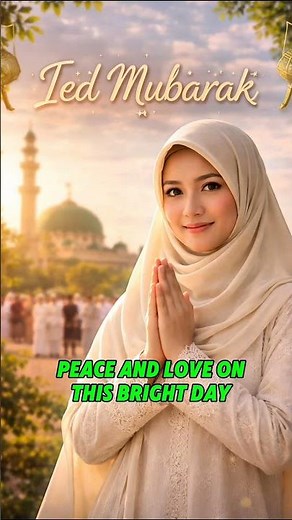 Ied Mubarak 🌙 | Happy Eid Song 2026 | Beautiful English Islamic Song | Ramadan Celebration