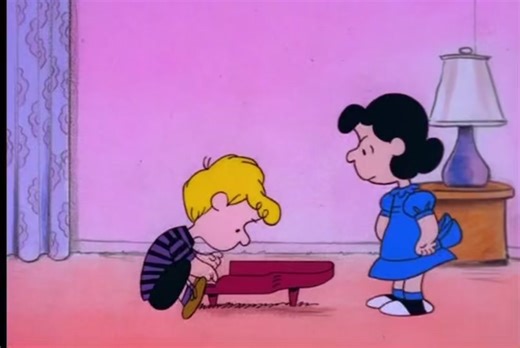 Schroeder's Piano Trouble in the Peanuts Gang