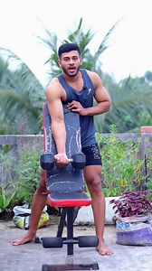 💪🥵 Without Gym bench Biceps workout at home 🔥 | . . . Follow Me For More Information . . . #bicepworkout #biceps #MuscleGrowth #homeworkout #workoutideas #shortsreels | Muscle & Mind Bangla