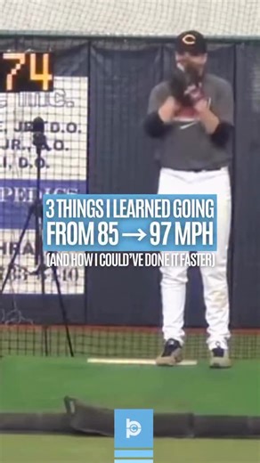 3 Lessons Learned Going From 85 → 97 MPH 🔥 1. Limitations are mostly self-imposed. We write ourselves off far too often before we’ve even gotten started. Guys put limitations on what is possible and just never even try to push the boundaries. 2. Be willing to get uncomfortable. Change is necessary to progress, and change is often uncomfortable. Discomfort is something that should be welcomed in development not something to run away from. Stay comfortable, and stay the same. 3. Timelines are a k