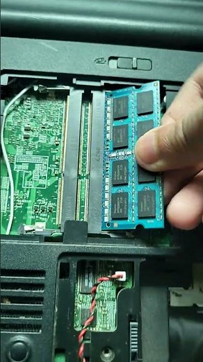 how install ram into a laptop