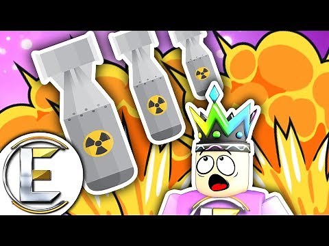 THEY BROUGHT NUKES IN ROBLOX (Super bomb survival) Bombs fall from the sky!