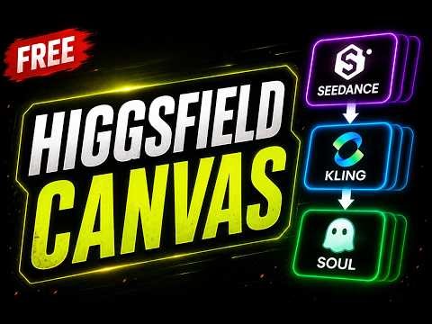 I Built a Full AI Content Pipeline Inside Higgsfield Canvas — Here's How
