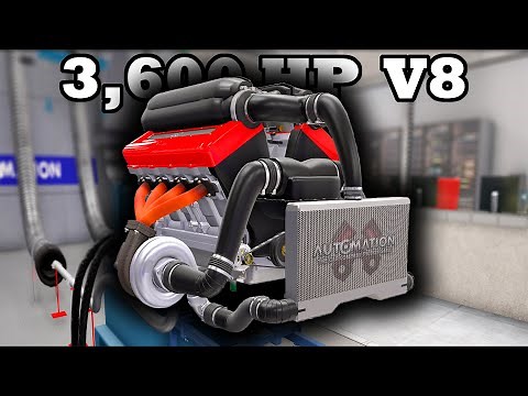 The Most Powerful V8 Engine Ever | Automation The Car Company Tycoon Game
