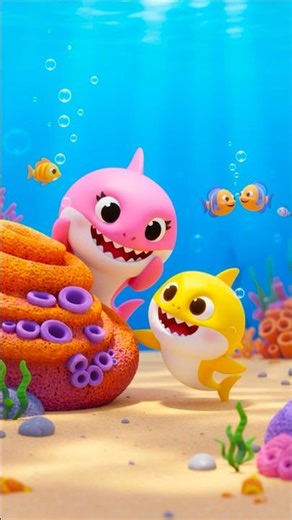 Baby shark | Pink Mommy Shark | Learning Colors Kids song #toddlersongs #kidsshorts