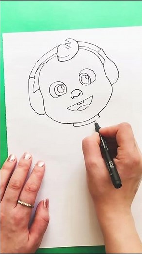 How To Draw JJ from Cocomelon – Easy Drawing Tutorial for Kids! #howtodraw #artforkidshub