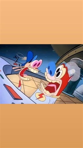 renandstimpy.ig on Instagram: "Ren & Stimpy - Freaking Out - #renandstimpy #nickelodeon #nicktoons #stimpy #90scartoons"