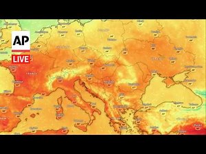 LIVE: Heat map shows soaring temperatures across Western Europe