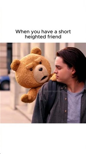 When you have a short heighted friend! 😂😁 #memes #trending #shorts