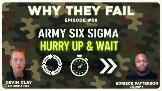 Six Sigma Beyond Manufacturing: Army Officer Cuts Process Time by 6.5 Hours | Six Sigma Development Solutions, Inc. posted on the topic | LinkedIn