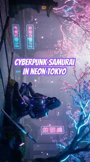 Cyberpunk Samurai in Neon Tokyo ⚔️ Japanese Trap & Bass
