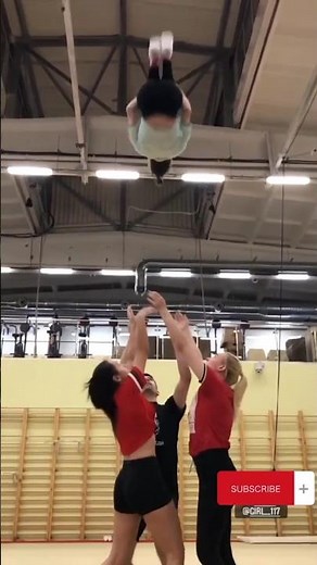 Basket backflip toss #basket #backflip #cheerleader #cheerleading #stunts #stuntwork #stuntvideo