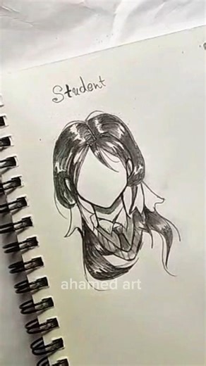 Student vs Teacher vs Doctor Hair Drawing Tutorial 👧🏻 #shorts