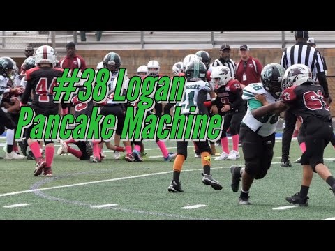 Logan Wingard 2025 9U Copperheads Highlight | Pancake Machine & Goal-Line TD Beast 💪🐍