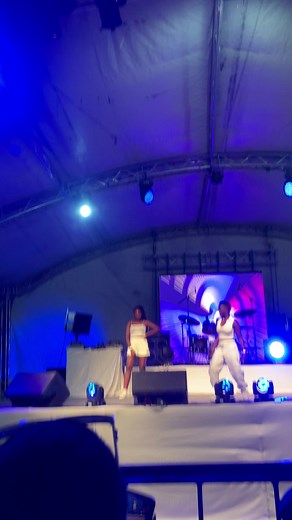 Captivating Dance Performance with Dynamic Backdrops