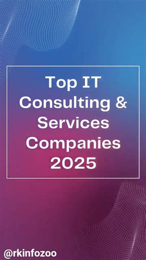 Top USA Based IT Consulting compan. #zoho #india #top10