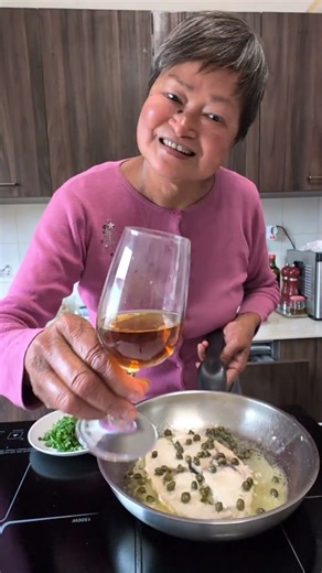 Fish with capers and silky Marsala sauce #recipeoftheday #cooking #swordfish