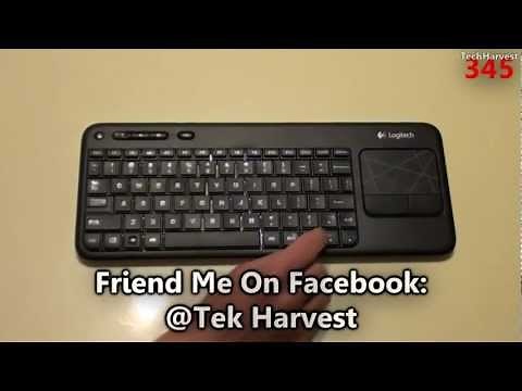 Logitech Wireless Touch Keyboard K400: Unboxing