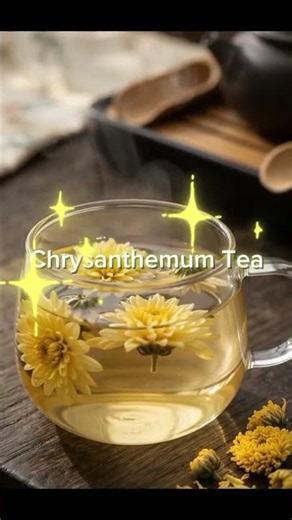 What looks like a simple flower becomes a beautiful golden herbal infusion.