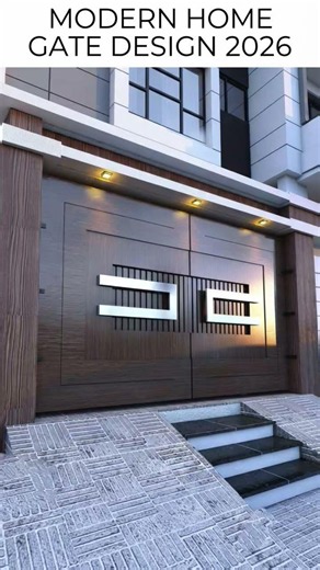 Modern Home Gate Design 2026 #gatedesign #modernhome # #dreamhome #homedesign
