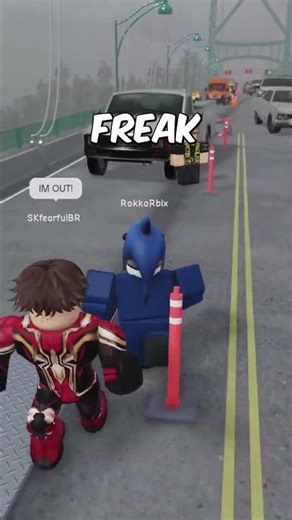 Roblox bridge disaster survival challenge #roblox #shorts #trending